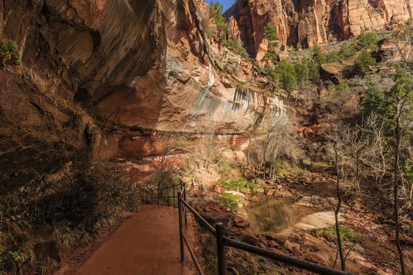 Path to the Emerald Pools — Stock Photo, Image