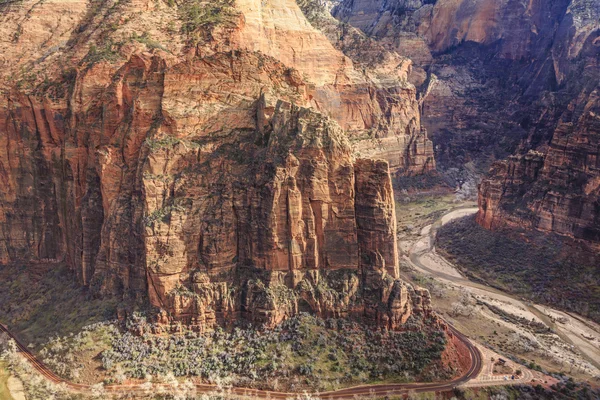 Vallei in Zion Nationaal Park — Stockfoto