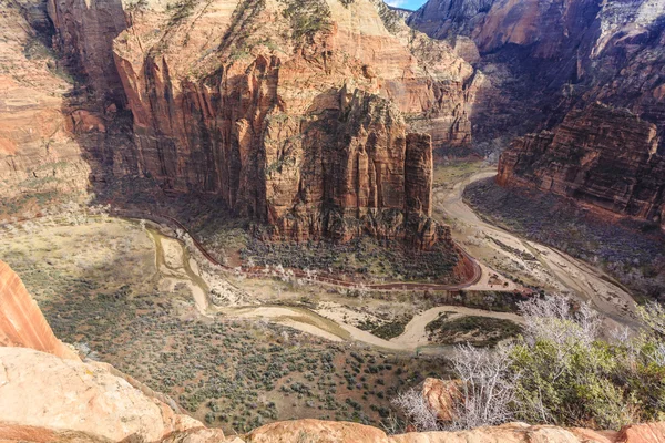 Une Vue Big Bend Depuis Sommet Des Falaises Parc National — Photo