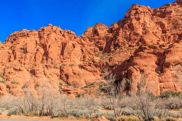 Snow Canyon State Park Parque Estadual Utah Eua Com Cânion — Fotografia de Stock