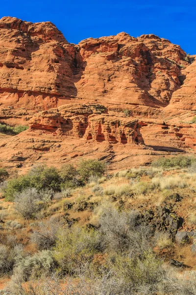 Snow Canyon State Park Abd Nin Utah Kentinde Bulunan Kırmızı — Stok fotoğraf