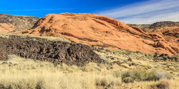 Державний Парк Снігового Каньйону Англ Snow Canyon State Park Державний — стокове фото