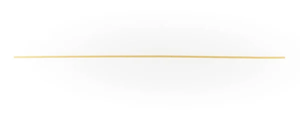 白色背景上的一根木制筷子 — 图库照片
