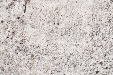 Paslı yüzeyi olan beton duvar dokusu. Klasik çimento yüzey arkaplanı