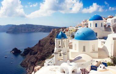 Santorini, oia, Yunanistan