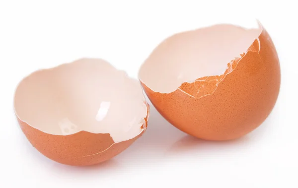 Eggs on white — Stock Photo, Image