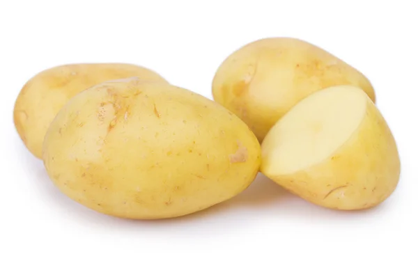 Patateslerin üzerine beyaz — Stok fotoğraf
