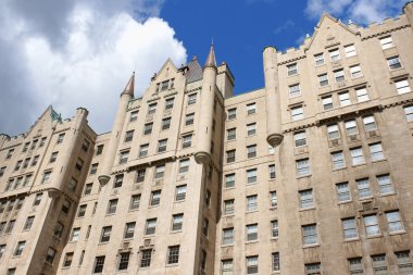 Le Chateau Apartments in Sherbrooke Street, Montreal clipart