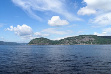 Saint lawrence Nehri yakınında tadoussac Kanada