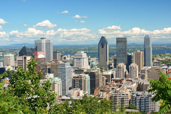 Skyline w Montrealu — Zdjęcie stockowe