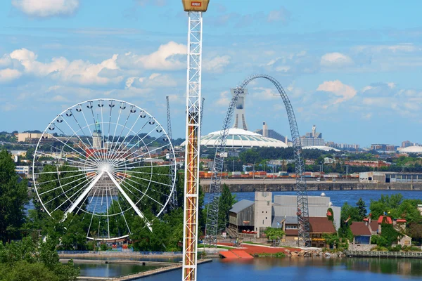 La ronde amusementspark, montreal — Stockfoto