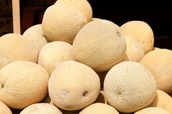 Meloenen te koop — Stockfoto