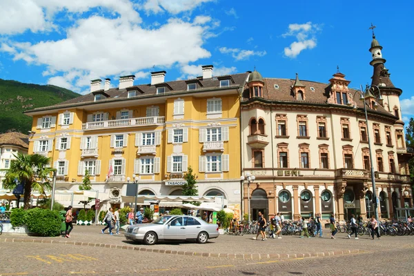 Walther náměstí v Bolzano (Bolzano), Itálie — Stock fotografie