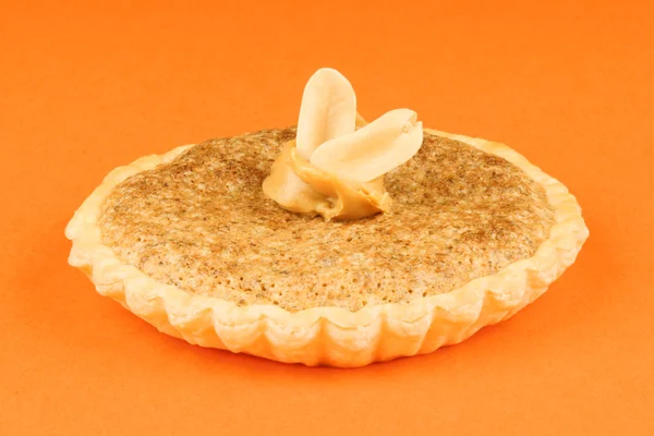 Mini peanut tart close-up — Stock Photo, Image