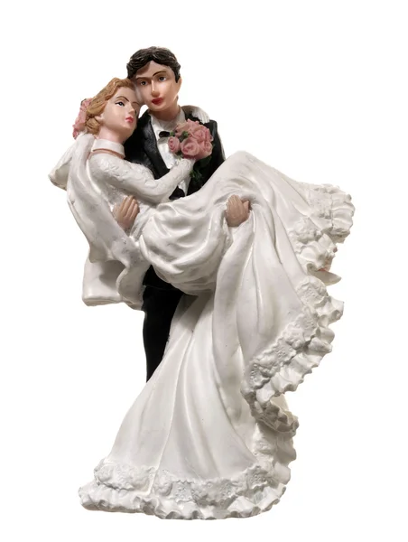 Bride and Groom figurines Royalty Free Stock Photos