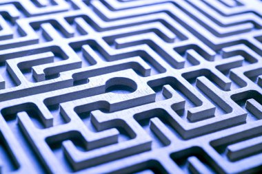 ahşap Labirent, mavi ışık