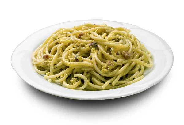 Тарелка спагетти — стоковое фото