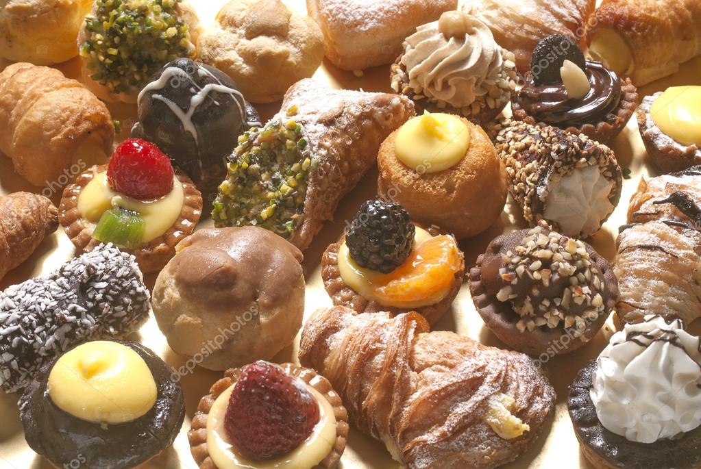 Pastries, mixed types — Stock Photo © gilas 110987412