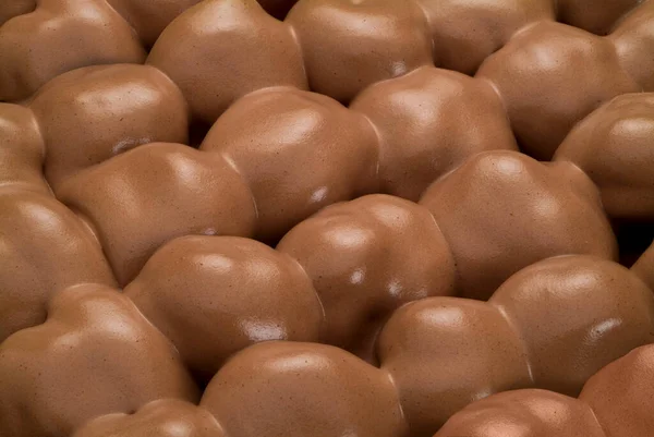 Profiterol Bigne Sütemények Olvadt Csokoládéval — Stock Fotó