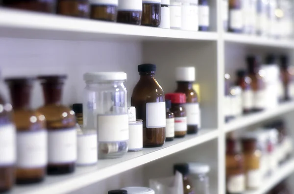 Chemical bottles — Stock Photo, Image