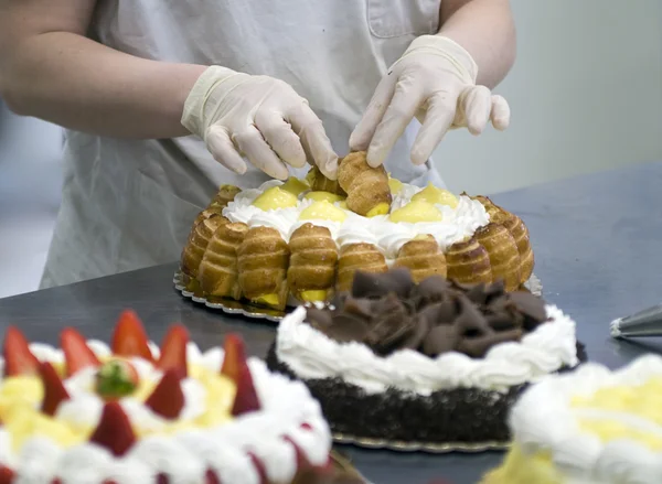 Torta dekoráció — Stock Fotó