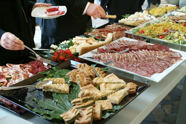 Conjunto de preparação de catering — Fotografia de Stock