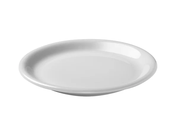 White empty plate — Stock Photo, Image