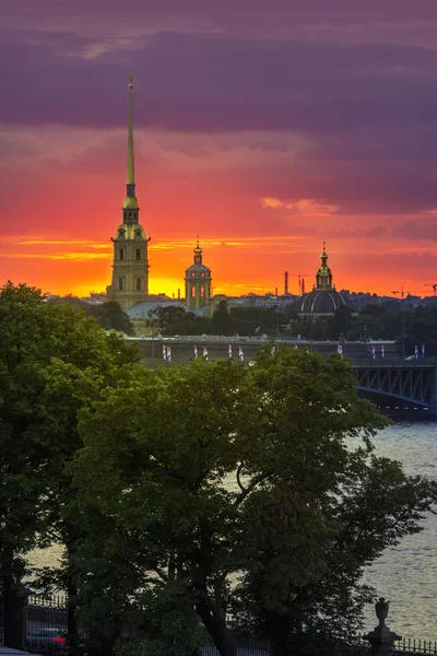 Peter and Paul Cathedral, St Petersburg — Stock Photo, Image
