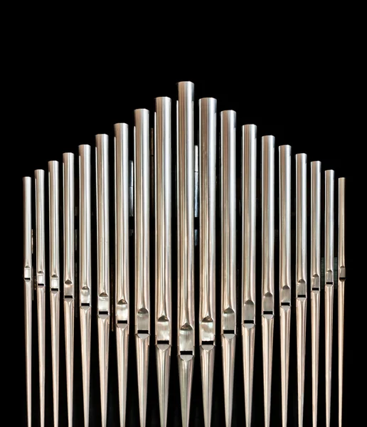 Tubi d'organo Fotografia Stock