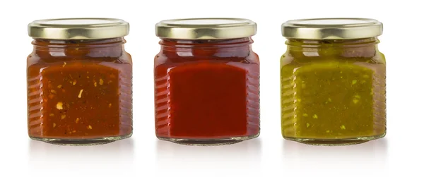 The various barbecue sauce — Stock Photo, Image