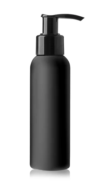 Siyah sıvı sabun şişe — Stok fotoğraf
