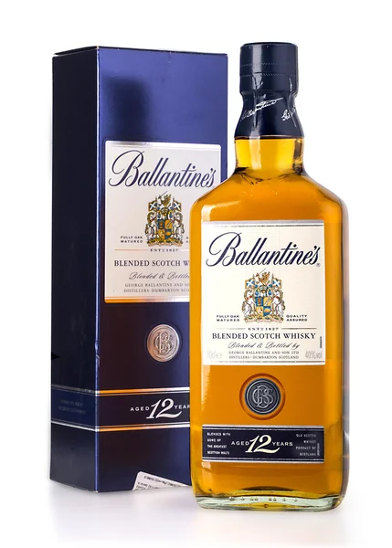 Foto de um botle de Ballantines — Fotografia de Stock