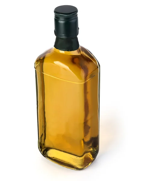 Whiskey bottle on white — Stock Photo, Image