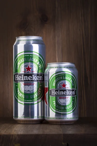 cans of Heineken Beer