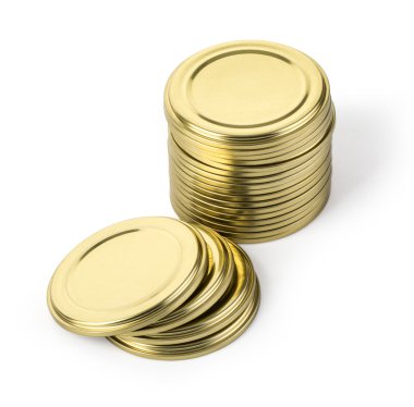 Cam Kavanoz kapanması için metal kapak.