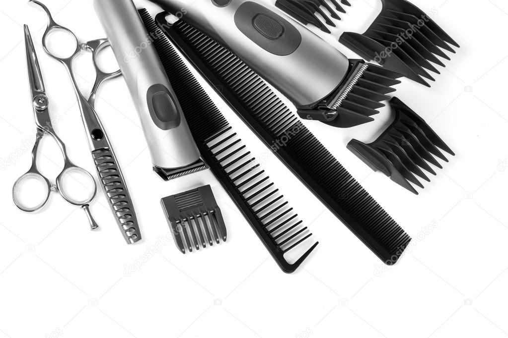 Hairdressing industry. Professional hairdressing tools. — Stock Photo