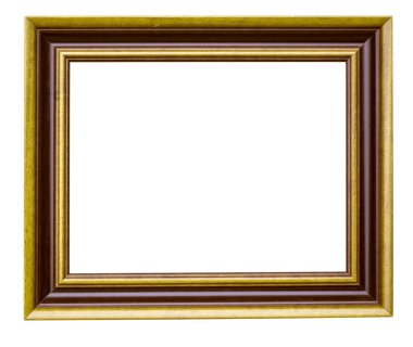 vintage çerçeve üzerinde beyaz izole