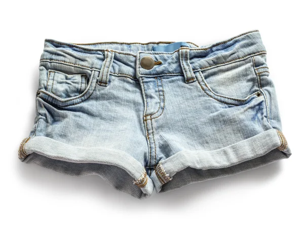 Geripte handgemaakte jeans — Stockfoto