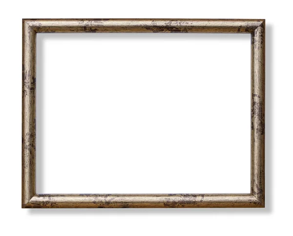 Houten frame geïsoleerd — Stockfoto