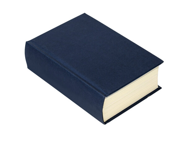 simple blue hardcover book