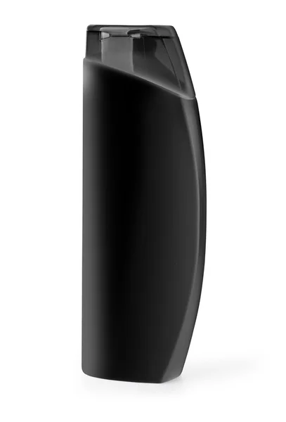 Black tube bottle of shampoo — Stock Photo, Image