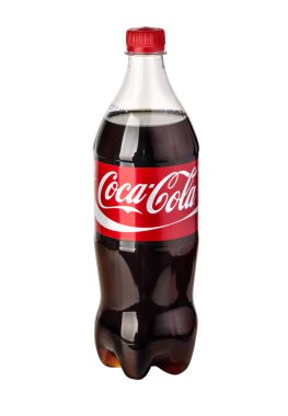 Coca-Cola plastik şişe Isolated fotoğrafı