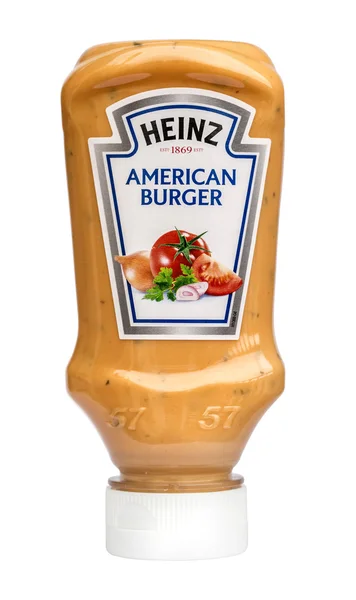 Heinz amerikai Burger — Stock Fotó