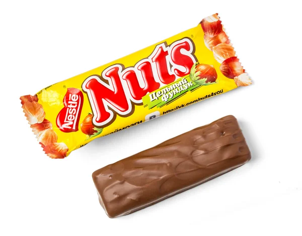 Nötter godis choklad ba — Stockfoto