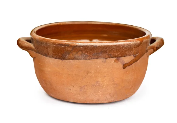 Terracotta pot  isolated — Stock Photo, Image