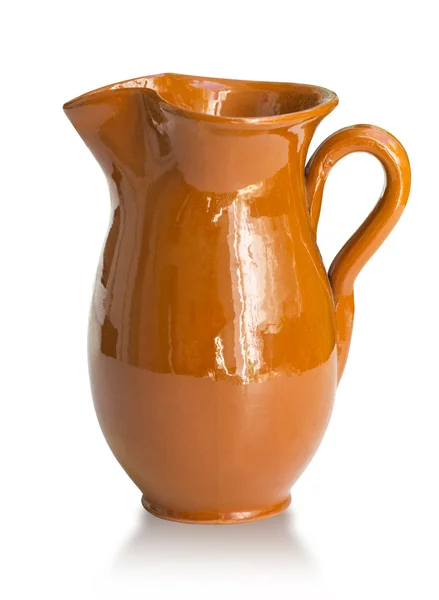 Brun jug. Isolerade — Stockfoto