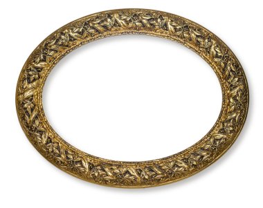 Vintage altın çerçeve