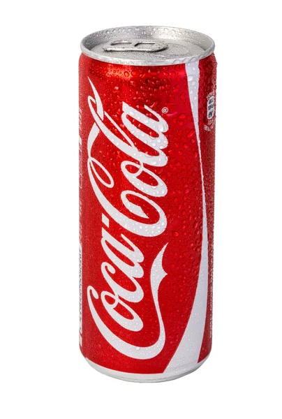 Redaktionella foto av klassisk Coca-Cola kan — Stockfoto