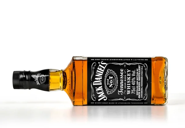 Única garrafa de Jack Daniels # 7. — Fotografia de Stock