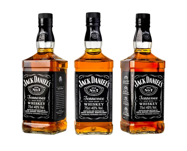 Jack Daniel's Tennessee viski bir markasıdır. — Stok fotoğraf
